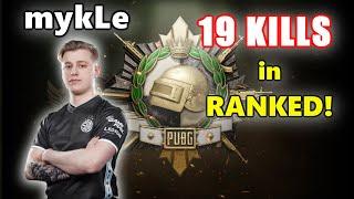 PUBG RANKED - mykLe - 19 KILLS in RANKED! - Beryl M762 + Mini14 - SQUADS