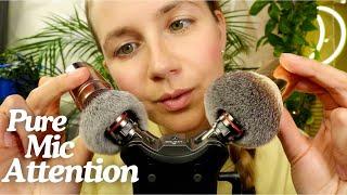 ASMR Pure Microphone Attention Triggers (Brushing, Touching, Squishing)