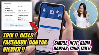 Cara Reels Facebook Banyak Yang Nonton Dan Viewer