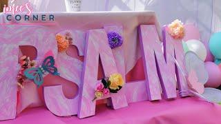 DIY LETTER STANDEE FOR BIRTHDAY || LETTER STANDEE DESIGN TUTORIAL