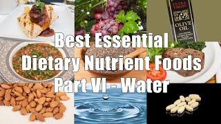 Best Essential Dietary Nutrient Foods Part VI   Water 700 Calorie Meals DiTuro Productions LLC