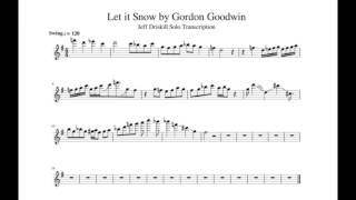 Let it Snow Let it Snow Let it Snow - Jeff Driskill Solo Transcription