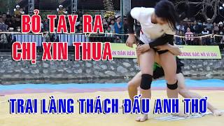 Anh Thơ, Hồng Sơn, Anh thơ thách đấu trai làng, vật dân tộc vật, vật nam nữ, vật nữ