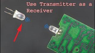 How to use a Transmitter Led Sensor as a Receiver sensor