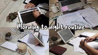 DAILY STUDY ROUTINE | day in my life as an engineering student | study  cozy