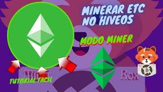 Minerando Ethereum classic no Hiveos - Tutorial Basico