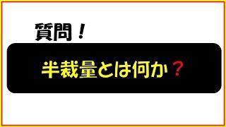 質問：半裁量とは何か