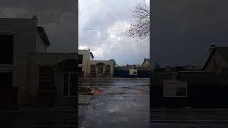 Осенний дождь на улице Черняховского, Урюпинск.6 октября 2023г.