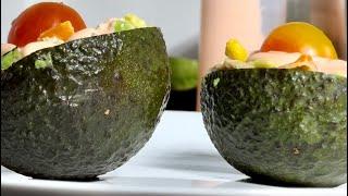 Stuffed Avocados With Tuna And Crab Sticks