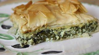 How to make THE BEST  Greek Spinach Pie / SPANAKOPITA