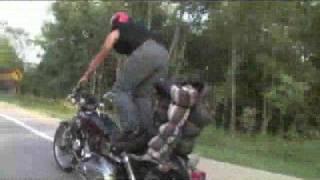 Free to wander chopper motorcycle documentary trailer harley burnouts dog bear