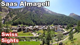 Saas Almagell Switzerland 4K Beautiful Valais Saas Valley