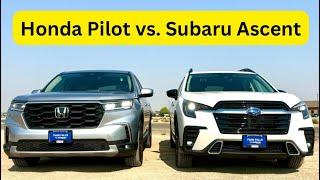 2025 Honda Pilot vs. Subaru Ascent | 3 Row SUV Review