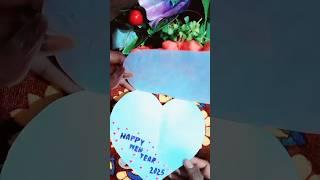 New year card #newyearcardmaking #newyear2025 @crafterjyotiprasad #crafterjyoti #diycards #diy