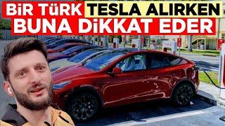 Bir Türk Tesla alırken buna dikkat eder - Mansur Öz Amerika'da...