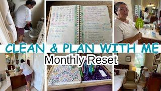 Clean & Plan With Me  | Master Bedroom ️ & Master Bathroom  | Monthly Home Reset 