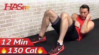 12 Minute Easy Abs and Arms Workout - Beginner Arm & Easy Ab Workout for Beginners - Arms Exercises