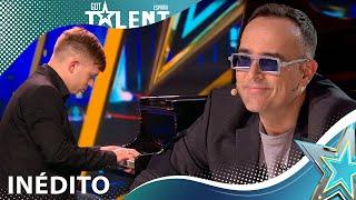 BACH on the piano, perfect way to make RISTO really smile | Never Seen |  Spain's Got Talent 2023