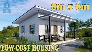 Pinoy Architect designs a LOW-COST HOUSE DESIGN | 26ft x 20ft | O.D House and Interiors