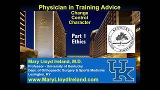 678 01 Physician in Training Advice: Change, Control, Character