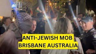 Pro-Hamas Rally Outside Greek Orthodox Church Brisbane