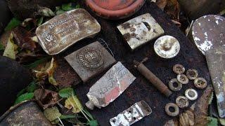 Interesting finds on German positions. Searching ww2 relics with metal detector