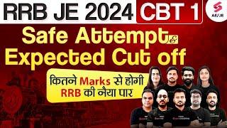 RRB JE Cut Off 2024 | RRB JE Safe Score 2024 | RRB JE Safe Attempt | RRB JE Exam Analysis