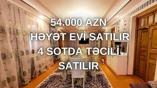 54 000 AZN 3 OTAQ 4 SOTDA YENI TIKILI   GENCEDE SATILAN EVLER