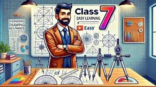 Engineering Drawing Instruments Class 7  | Learn with Er. SK Jha Sir आसान तरीके से!