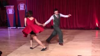 ESDC 2015 - Advanced Lindy Hop Classic Showcase - Finals - JB Mino & Tatiana Udry