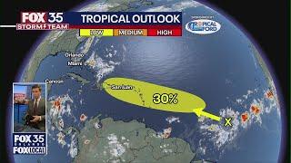 Tropics update: New disturbance being watched in the Atlantic. Possible Ernesto?