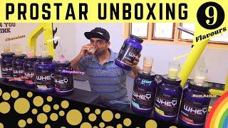 Ultimate Nutrition Prostar Whey 9 Flavors Unboxing | Prostar Best Flavor | Thuglife Mallu Fitness