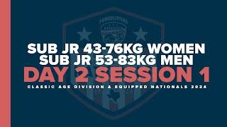 2024 Powerlifting America Classic Age Division and Equipped Nationals - Day 2, Session 1