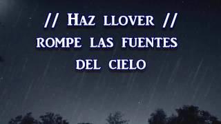 haz llover  con letra