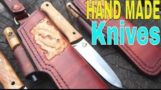 Hand Made Knives Latest Pre Order Completion by Wessex Blades Thegnlore Bush Craft knives in Oak