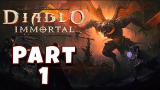 Diablo Immortal | Gameplay Walkthrough Part 1 | Tutorial