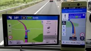 Sygic vs Garmin 61 satnav