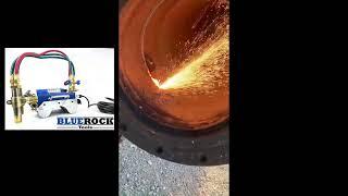 Customer Provided Videos BLUEROCK CG-211c Pipe Beveling Acetylene Torch Cutting Machine