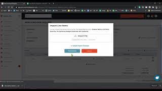 Import line items from csv file into ProcurementExpress.com to create new purchase request