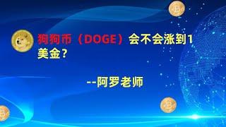 狗狗币（DOGE）会不会涨到1美金？--数字货币区块链投资，火币，okex，币安交易所视频教程