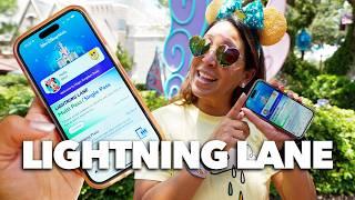 ¡CÓMO HACER las FILAS RÁPIDAS en DISNEY WORLD! ️NUEVO Lightning Lane Multi Pass & Single Pass