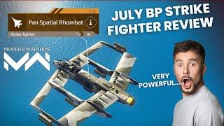 Pan Spatial Rhombat - July Battle Pass Powerful Strike fighter  Review | Modern Warships