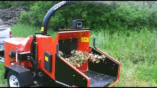 Crary Bear Cat® CH611DH 6-Inch Chipper in Action