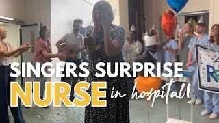 Nurse is Surprised by Professional Singers IN THE HOSPITAL!