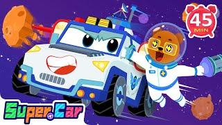 Space Exploration With Brave Rescue Cars!| Police Car | Fun Kids Cartoons & Catchy Car Songs!