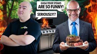 Alton Brown SCHOOLS me on Steaks!