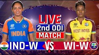 Live Match India Women vs Westindies Women 2nd Odi | Wi-w vs Ind-w Live Cricket Match | #Indwvswiw