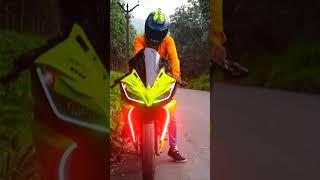 I try neon effect in modified r15 v2 bike #shorts