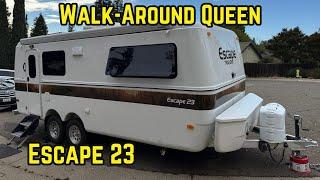 This Molded Fiberglass Trailer Has a Walk-around Queen Bed: Escape 23