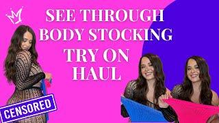 TRANSPARENT Bodystocking TRY ON HAUL with Mirror View! | Jean Marie Try On